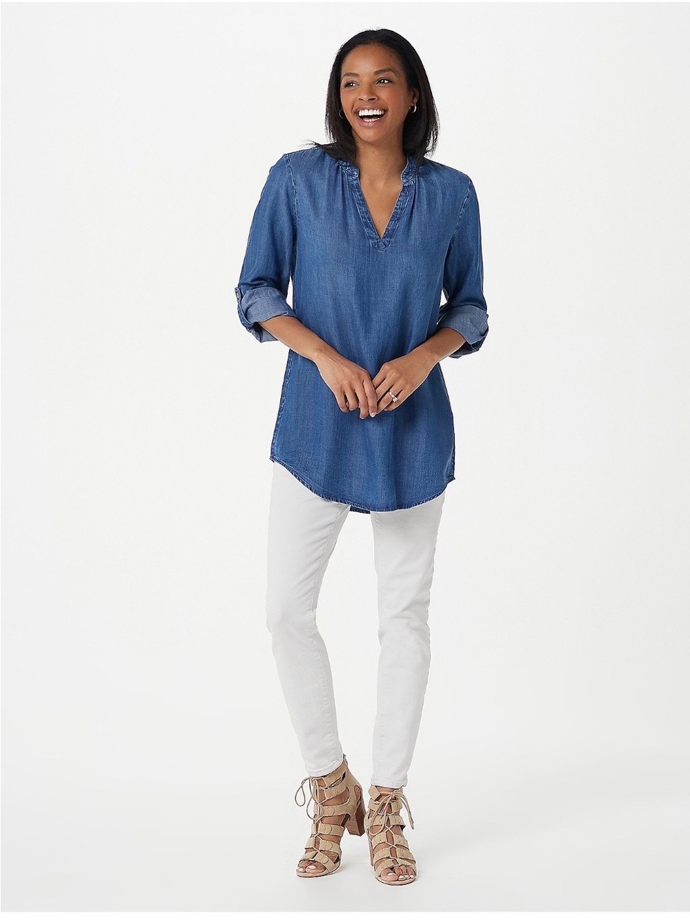 Lyocel Denim Popover from Side Stitch Los Angeles Size Medium